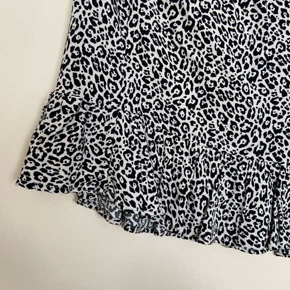 American Eagle High-Waisted Leopard Print Mini Skirt - Picture 8 of 10
